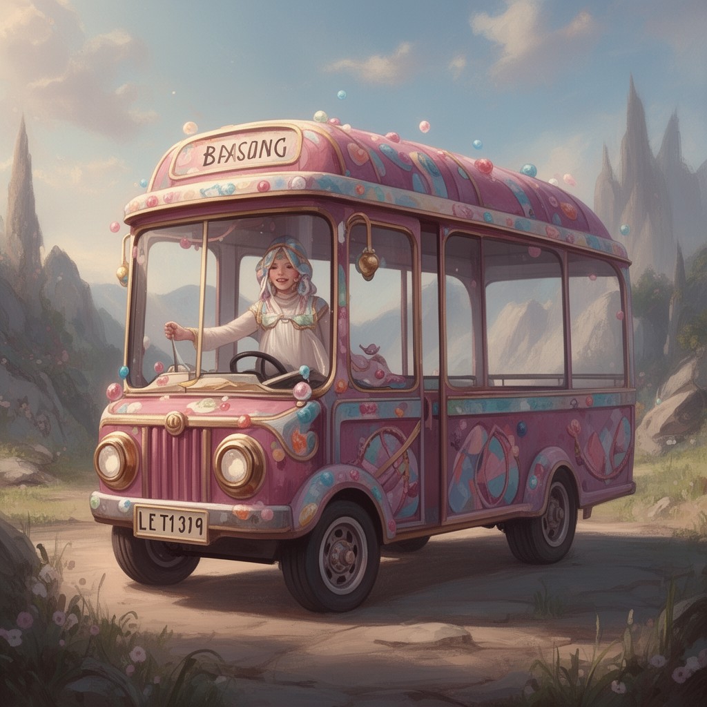 AI-generated illustration of Candybus