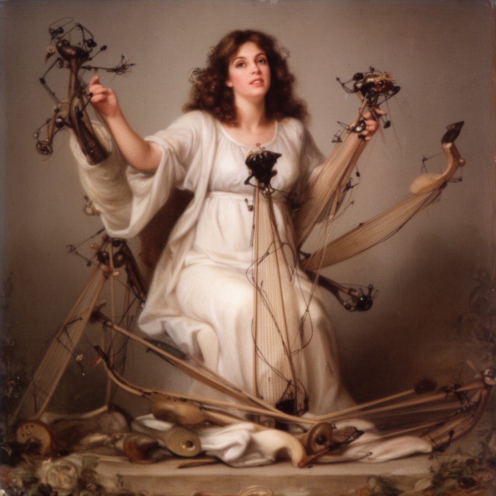AI-generated illustration of Thalia