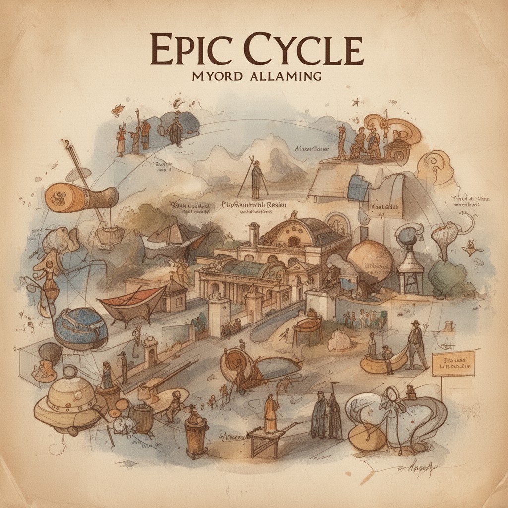 AI-generated illustration of Epic Cycle