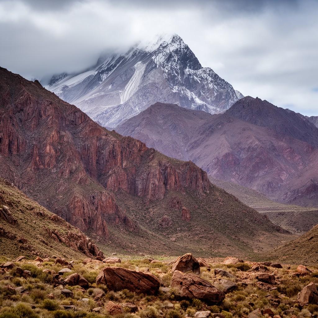 AI-generated illustration of Toubkal National Park