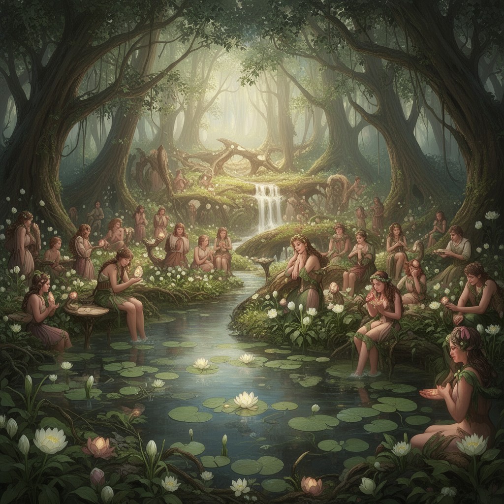 AI-generated illustration of Lotus-Eaters