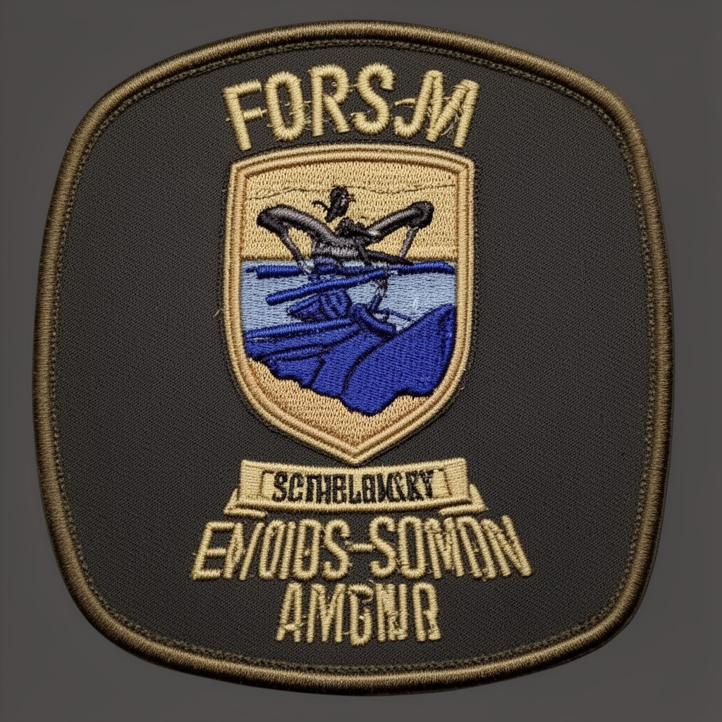 AI-generated illustration of FORSCOM shoulder sleeve insignia