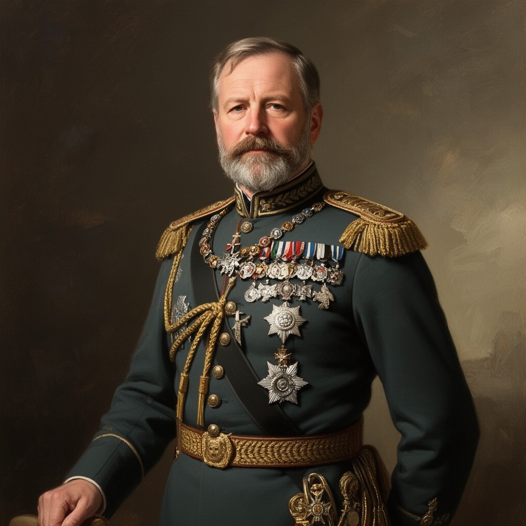 AI-generated illustration of Karl von Bülow