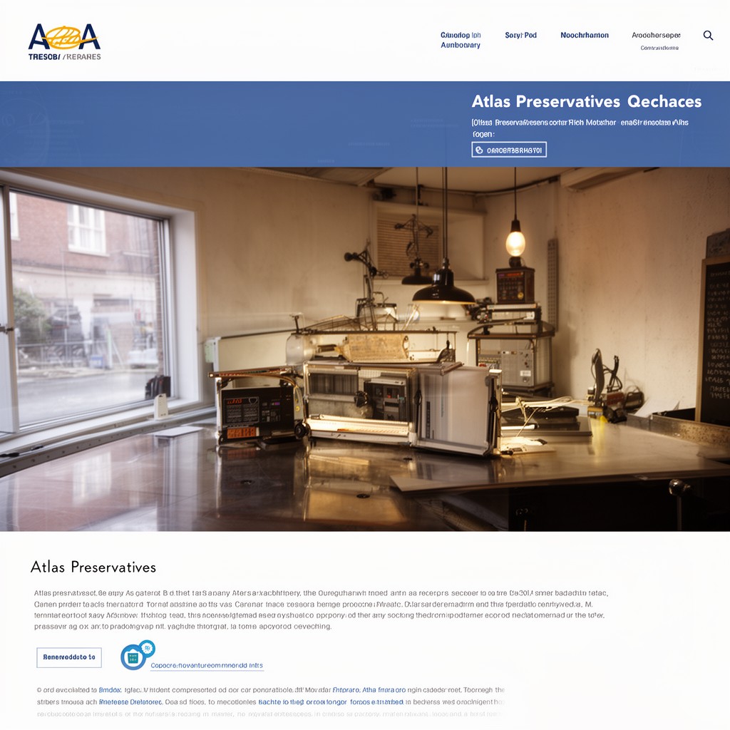 AI-generated illustration of Atlas Preservatives