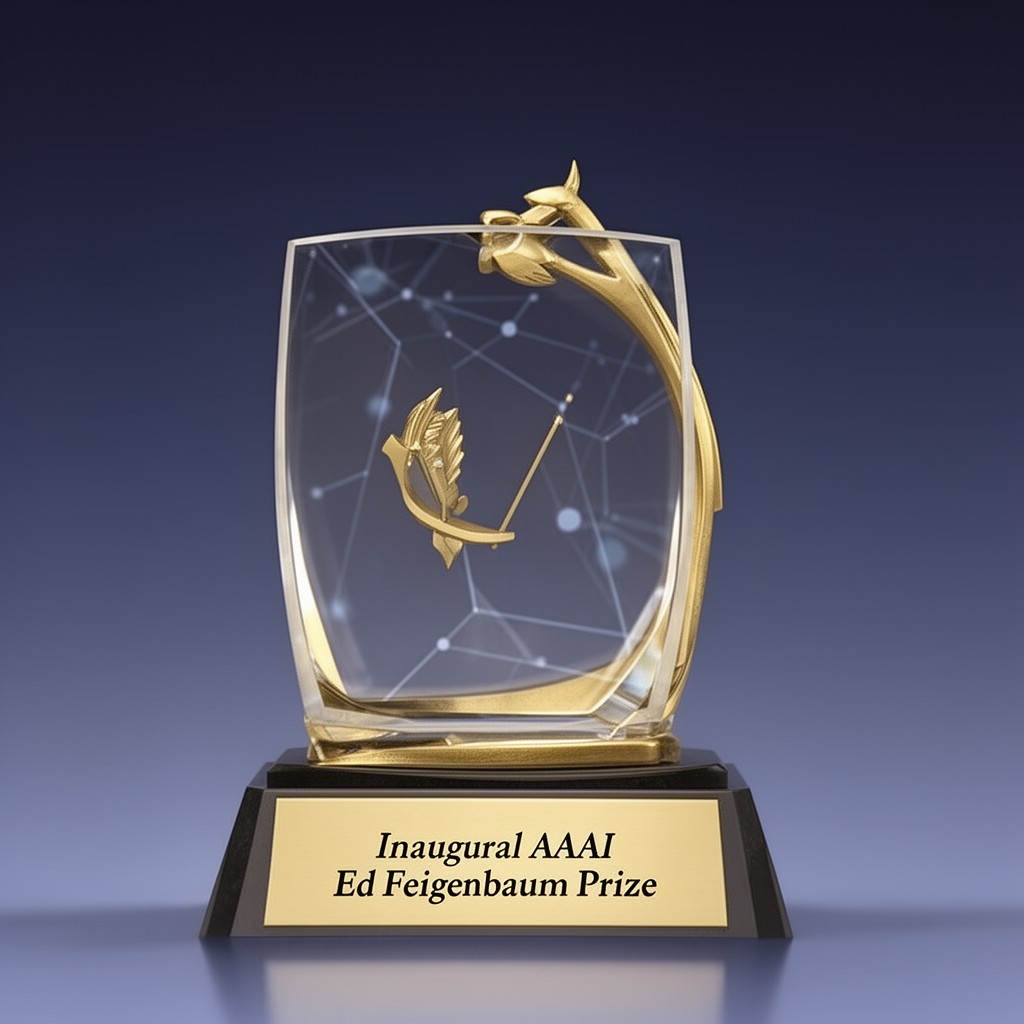 AI-generated illustration of Inaugural AAAI Ed Feigenbaum Prize