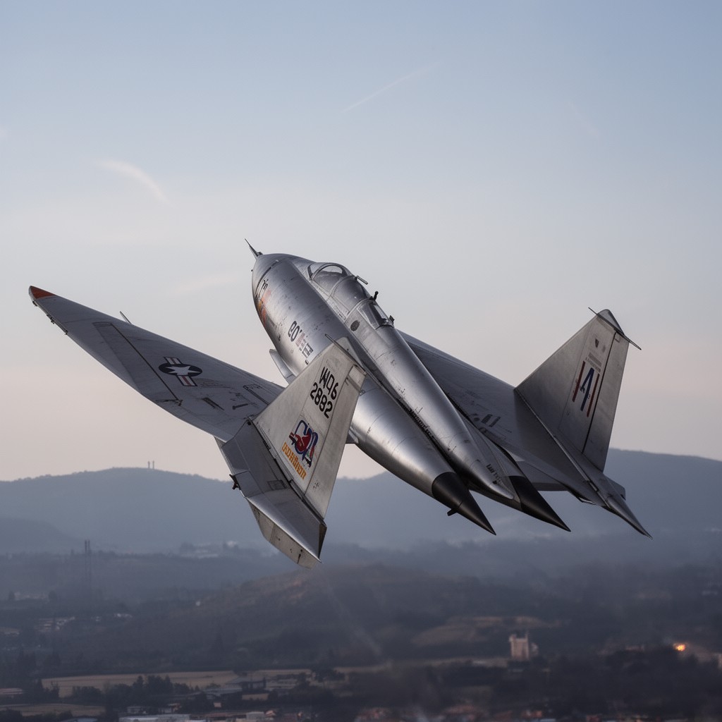 AI-generated illustration of USAF serial 49-2892