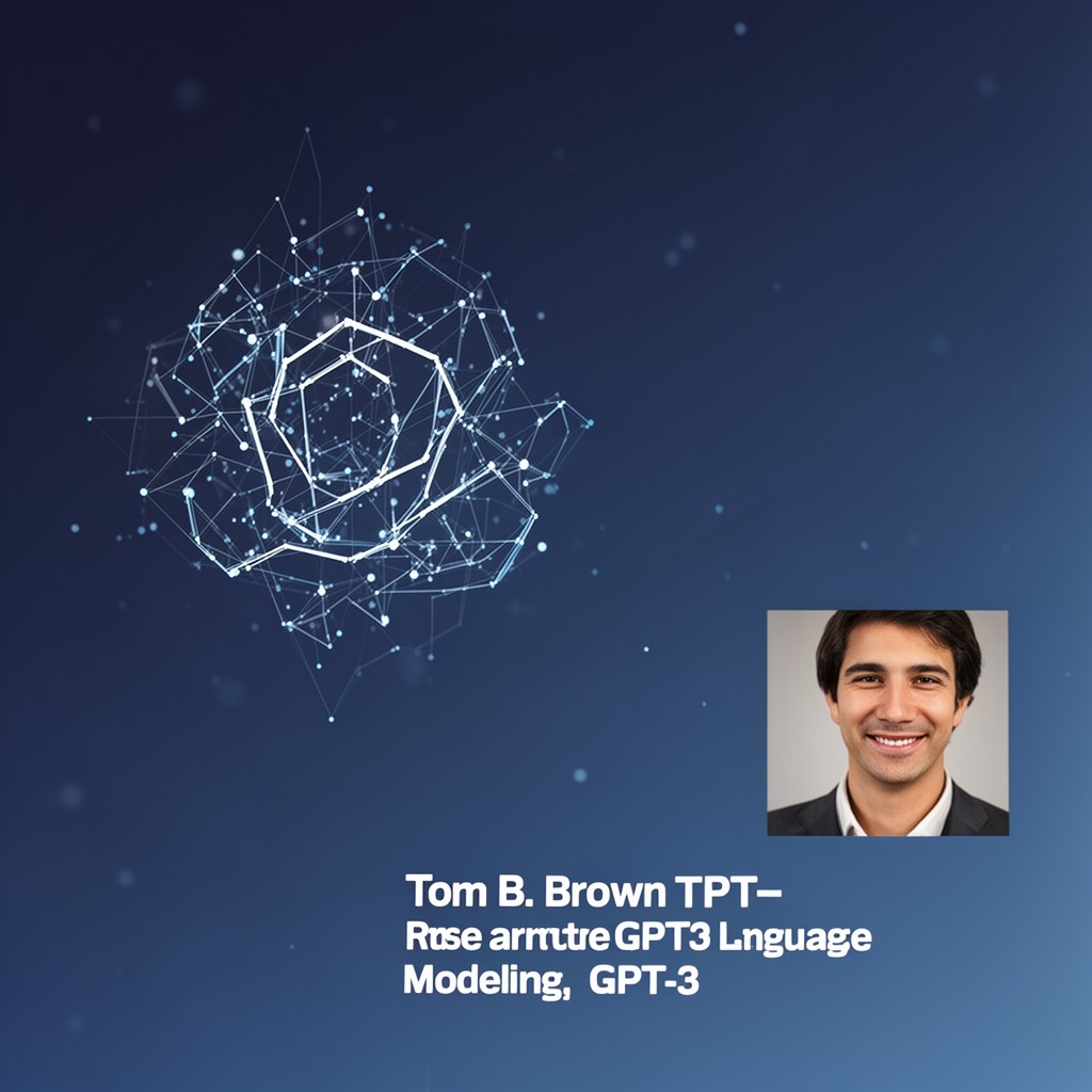 AI-generated illustration of Tom B. Brown et al.