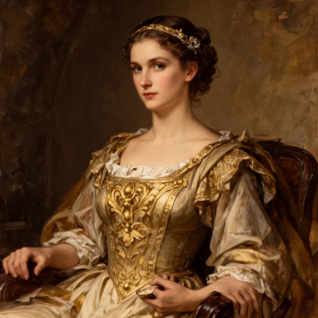 AI-generated illustration of Lucilla