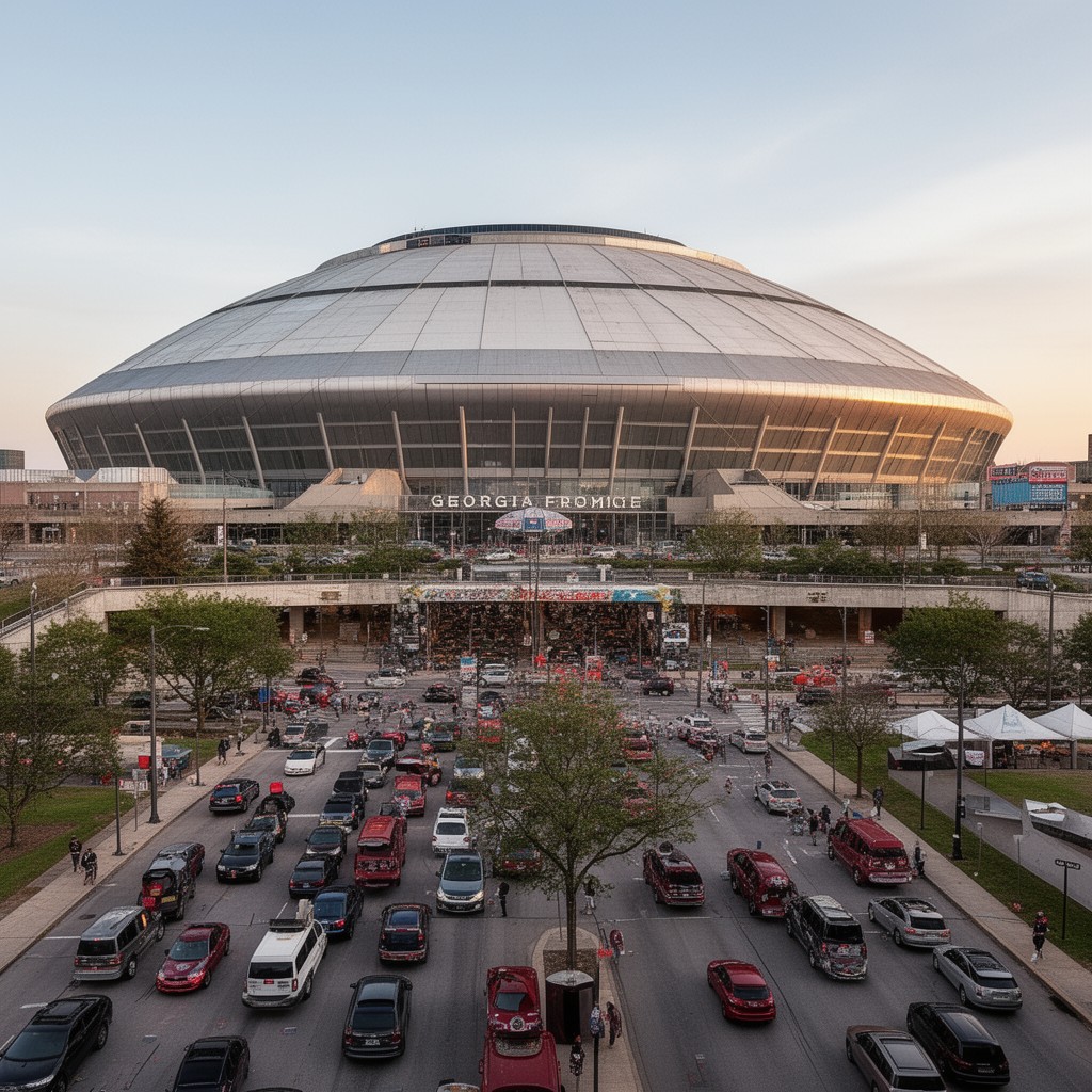 AI-generated illustration of Georgia Dome
