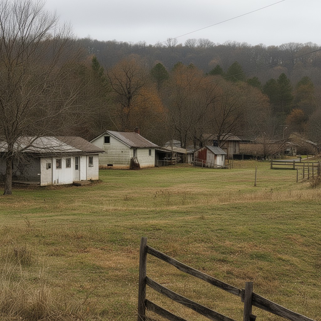 AI-generated illustration of Elgood, West Virginia