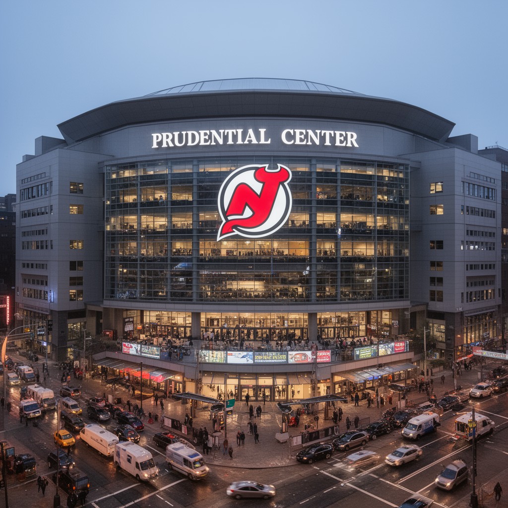 AI-generated illustration of Prudential Center