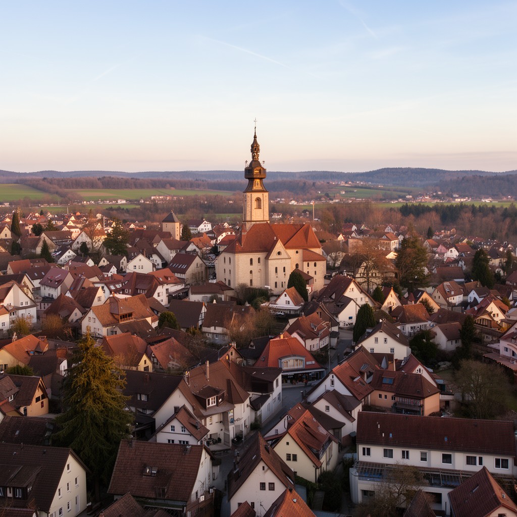 AI-generated illustration of Stetten