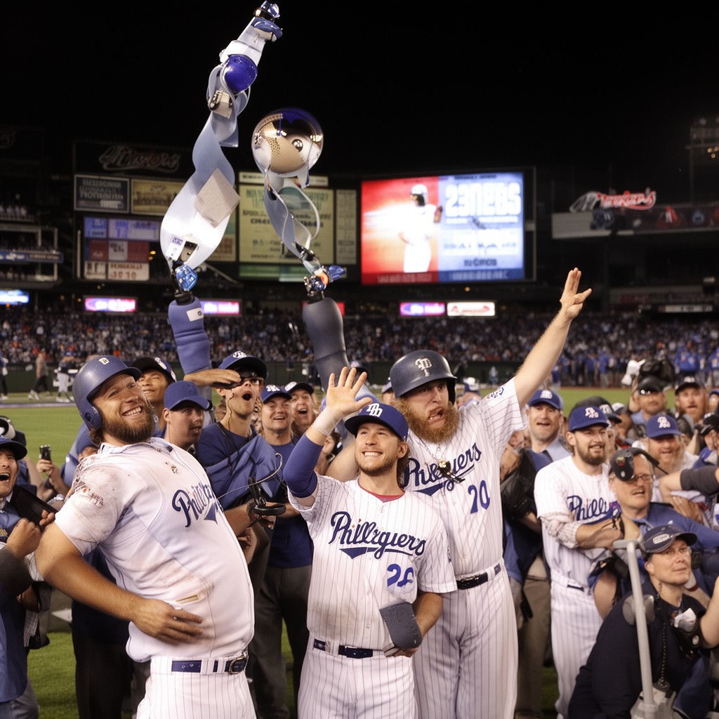 AI-generated illustration of 2008 World Series