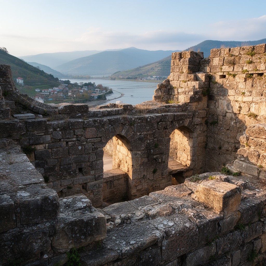 AI-generated illustration of Gonio Fortress