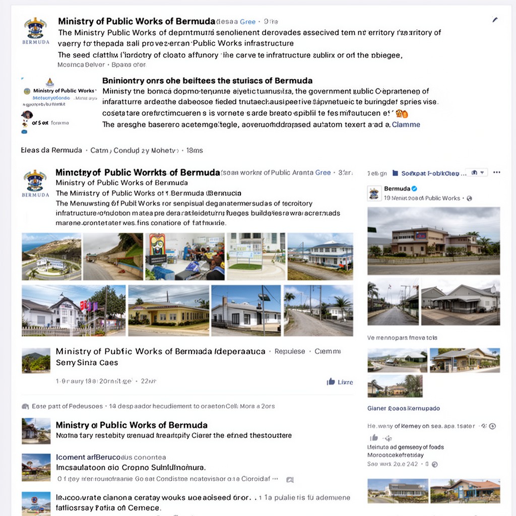 AI-generated illustration of Ministry of Public Works of Bermuda