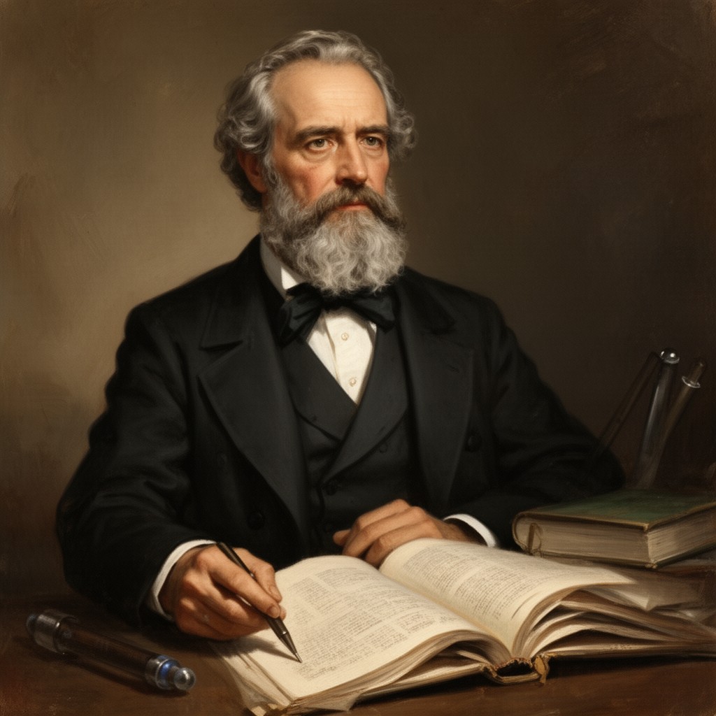 AI-generated illustration of Johannes Müller