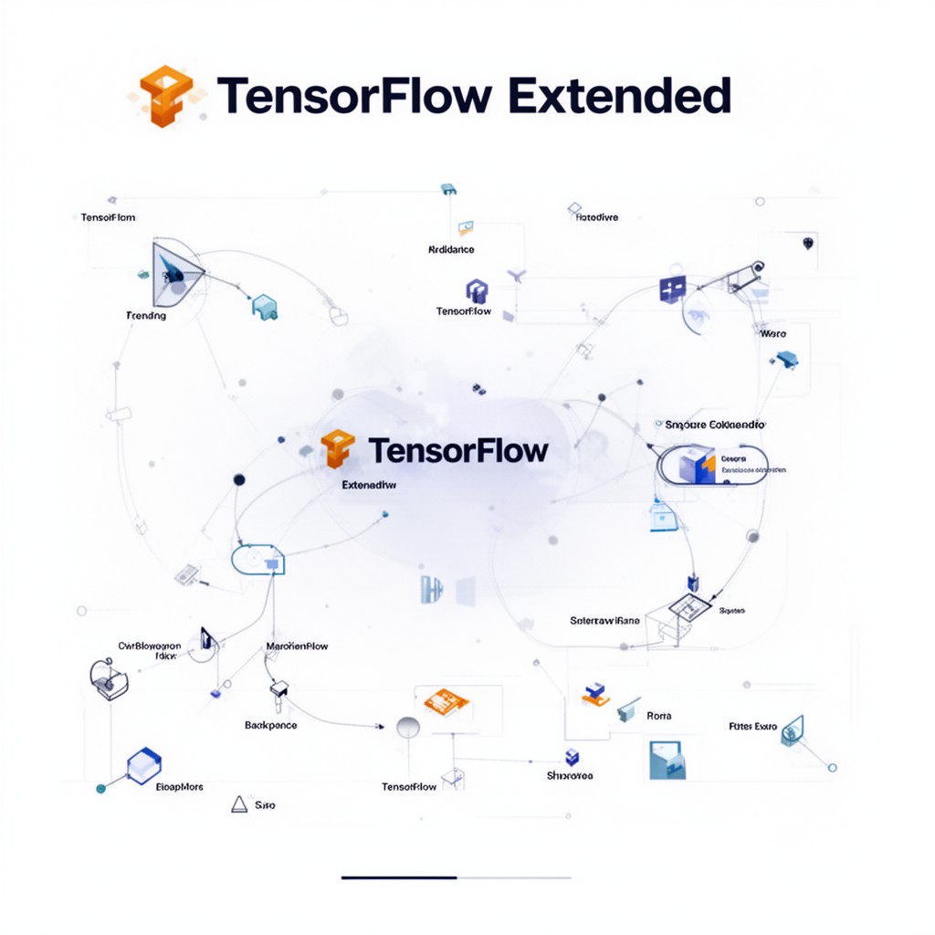 AI-generated illustration of TensorFlow Extended