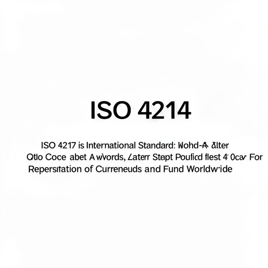 AI-generated illustration of ISO 4217