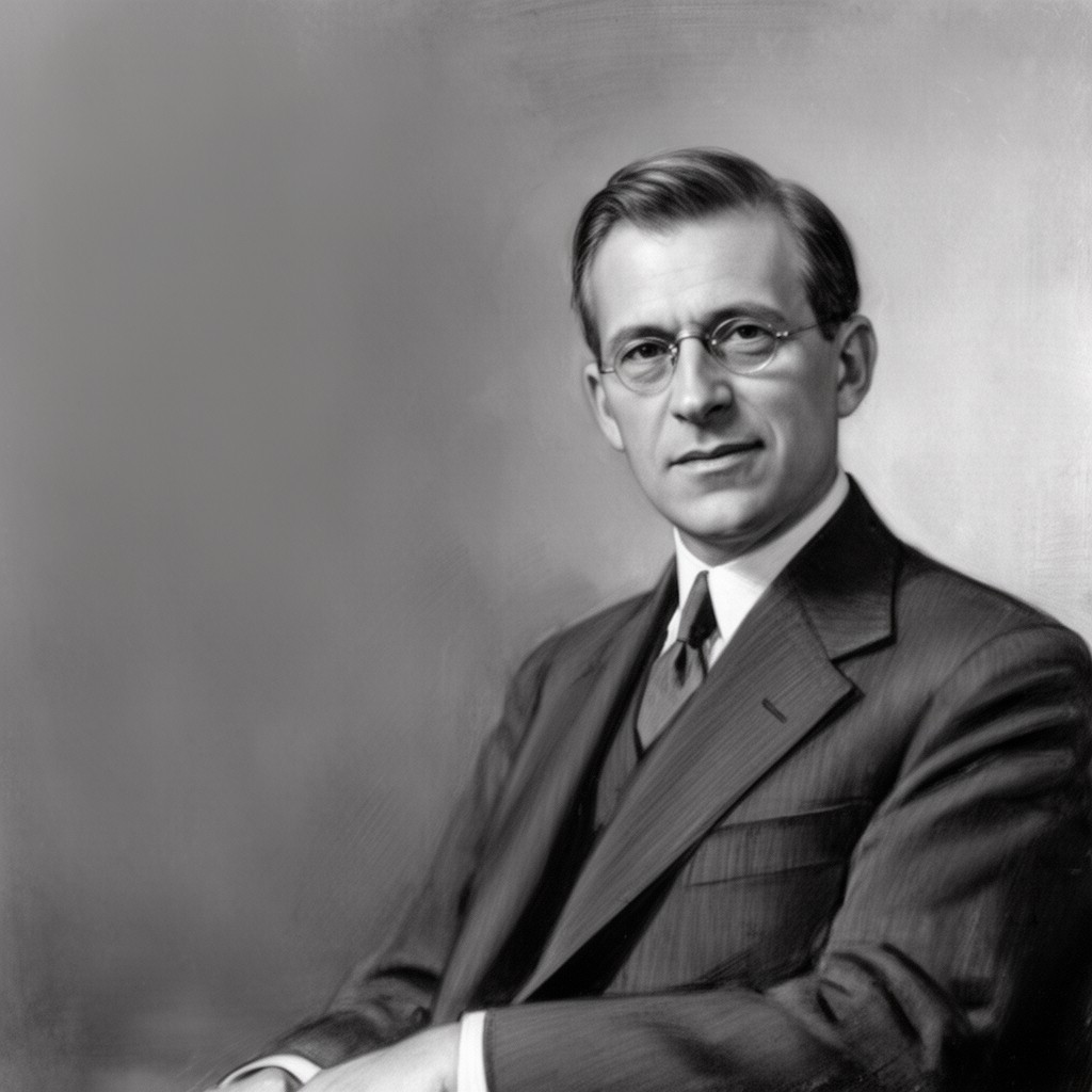 AI-generated illustration of Irving Langmuir