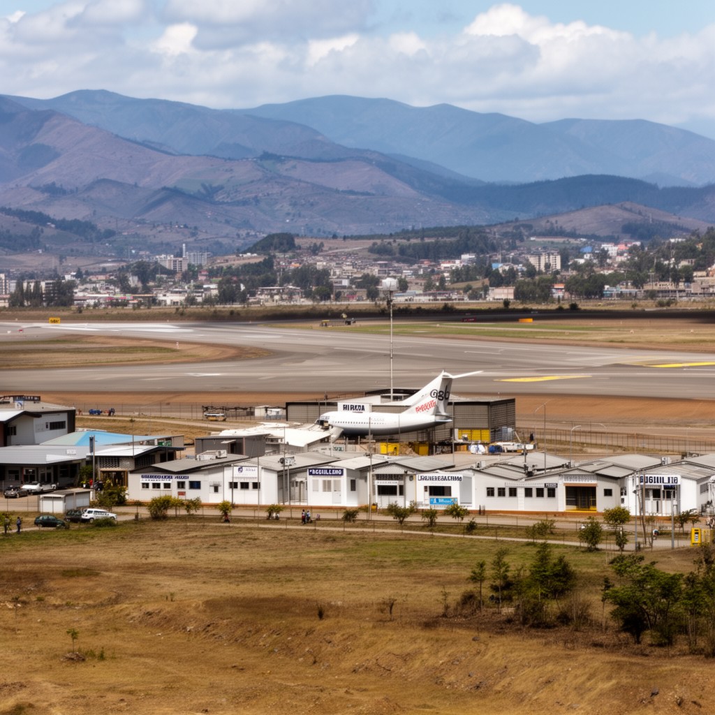 AI-generated illustration of Panguilemo Airport