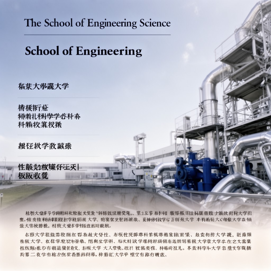 AI-generated illustration of School of Engineering Science