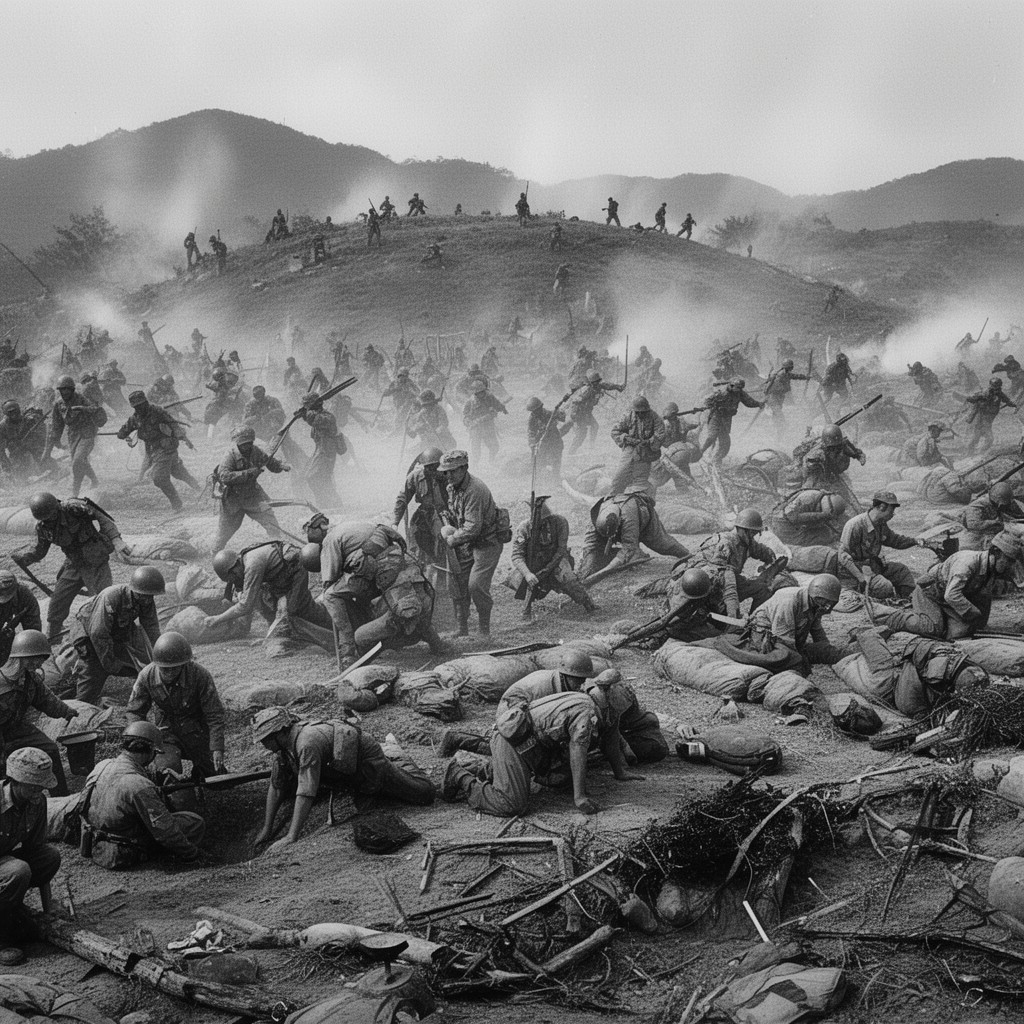 AI-generated illustration of Battle of White Horse