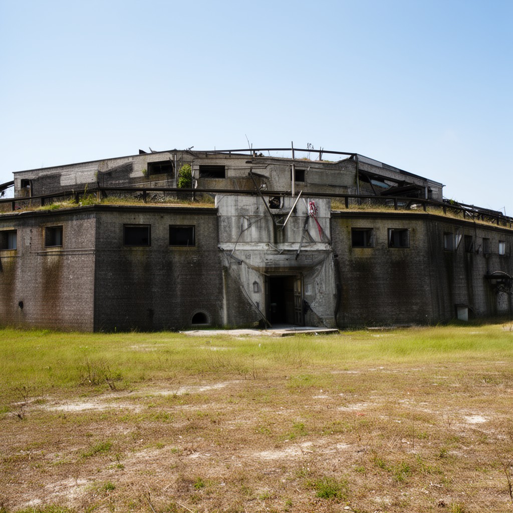 AI-generated illustration of Fort Gaines