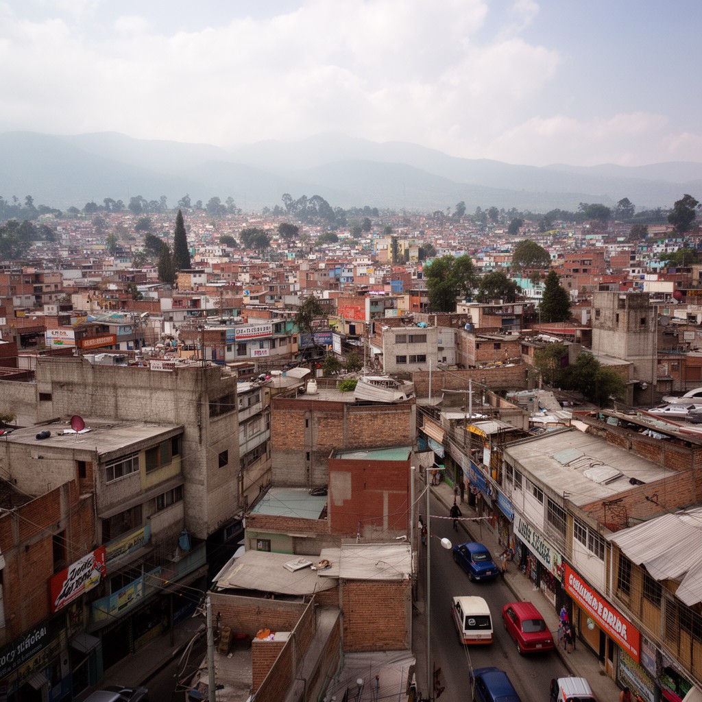 AI-generated illustration of Colonia Arenal de Guadalupe
