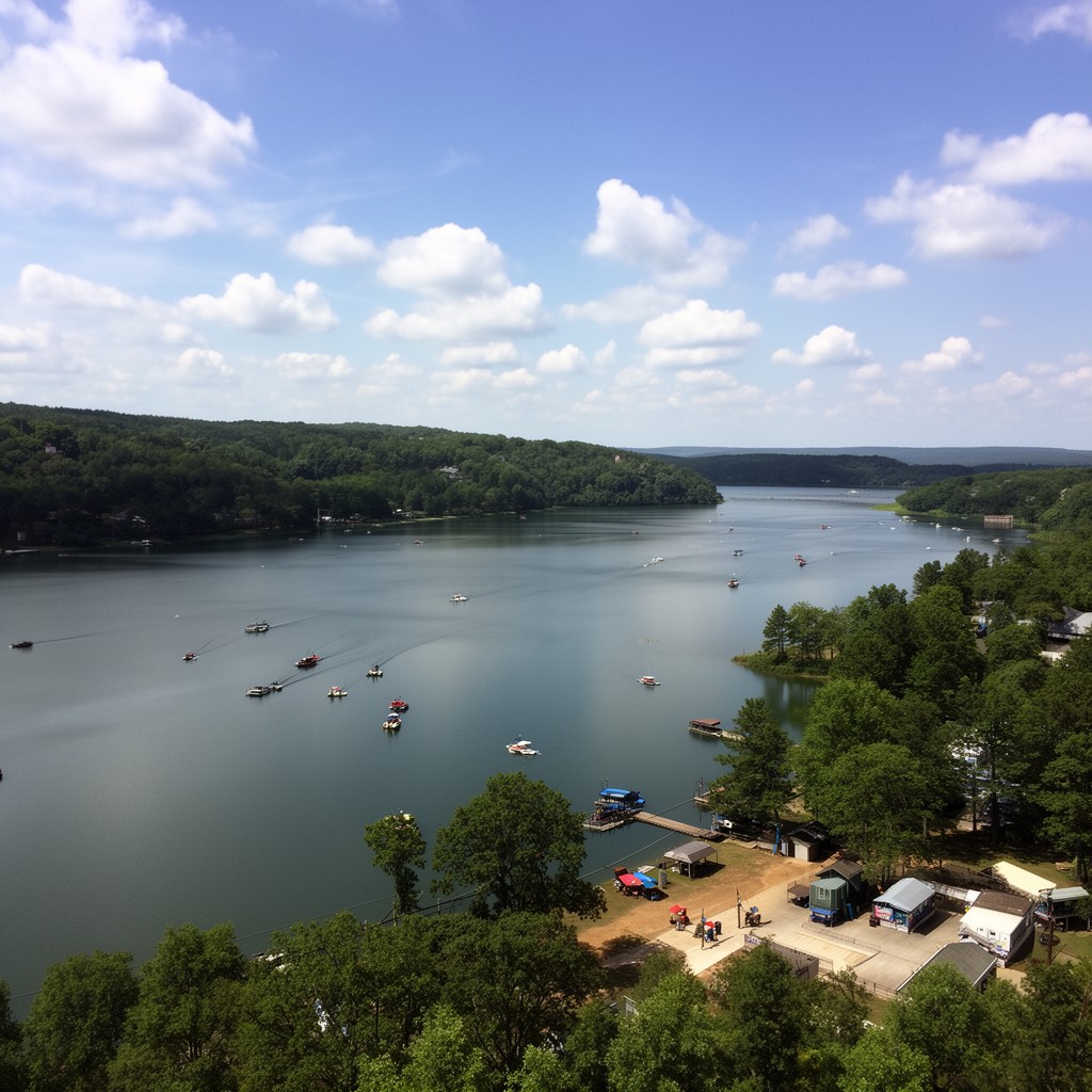 AI-generated illustration of Guntersville Lake