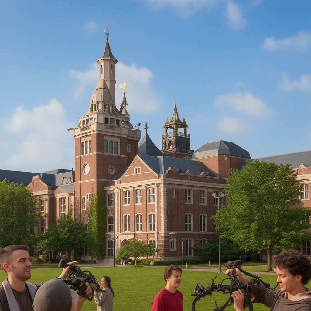 AI-generated illustration of Siena College