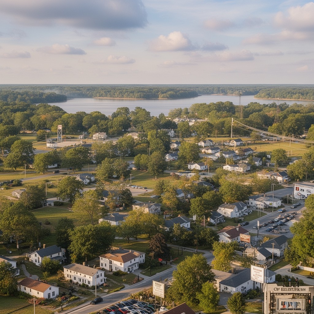 AI-generated illustration of Eaton County, Michigan