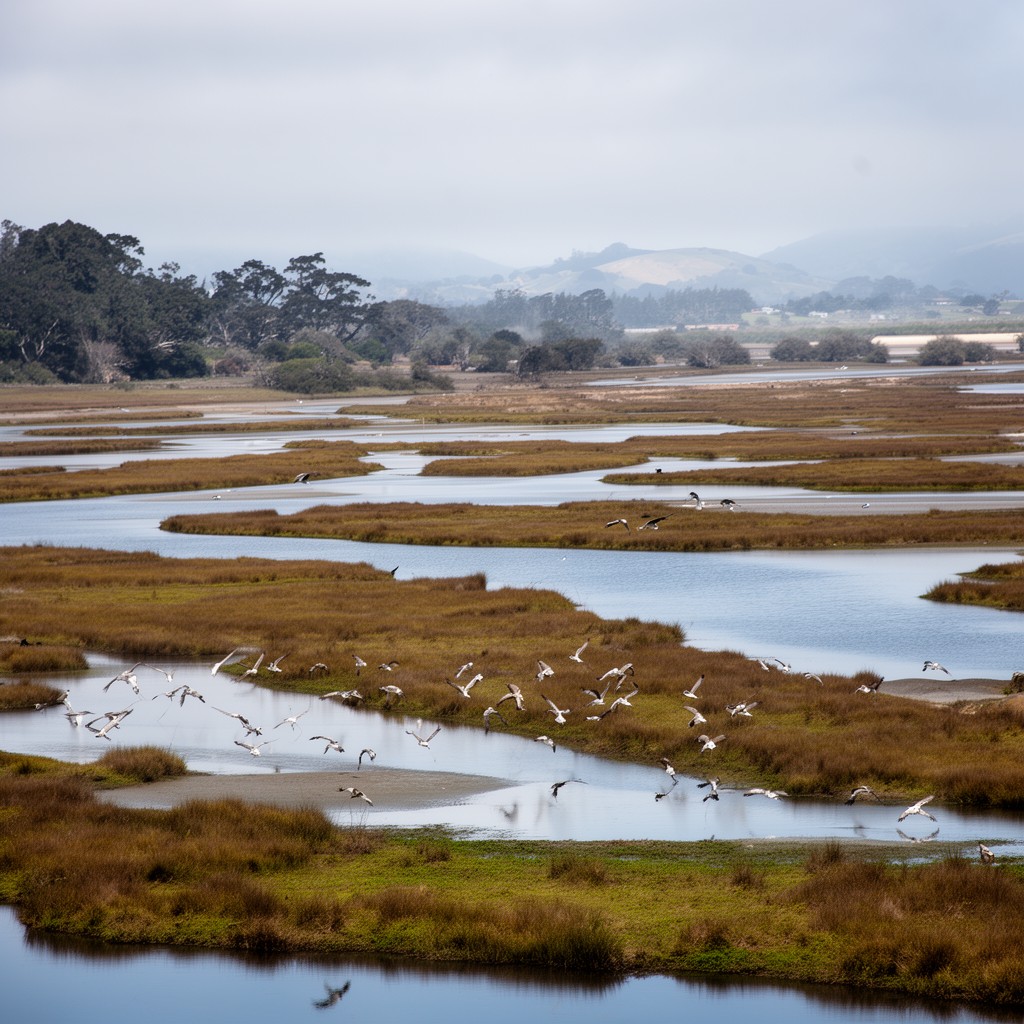 AI-generated illustration of Elkhorn Slough