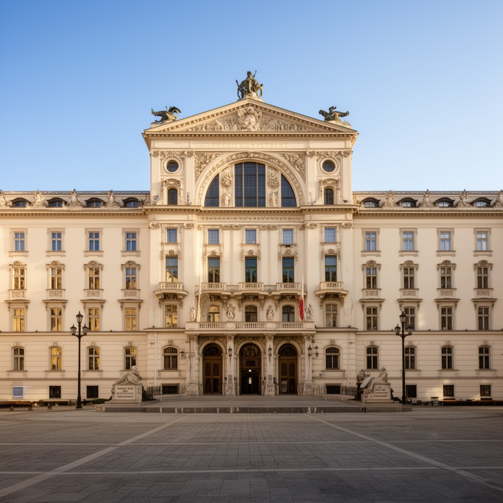AI-generated illustration of Ballhausplatz