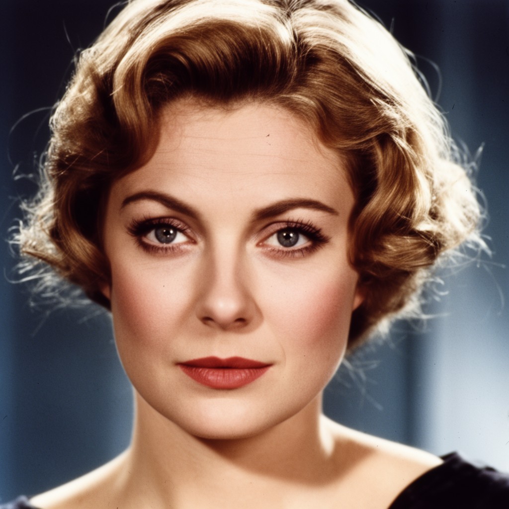 AI-generated illustration of Patricia Hitchcock