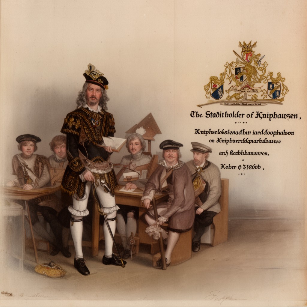 AI-generated illustration of Stadtholder of Kniphausen