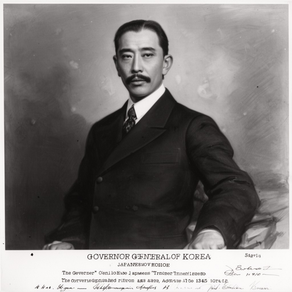 AI-generated illustration of Governor-General of Korea