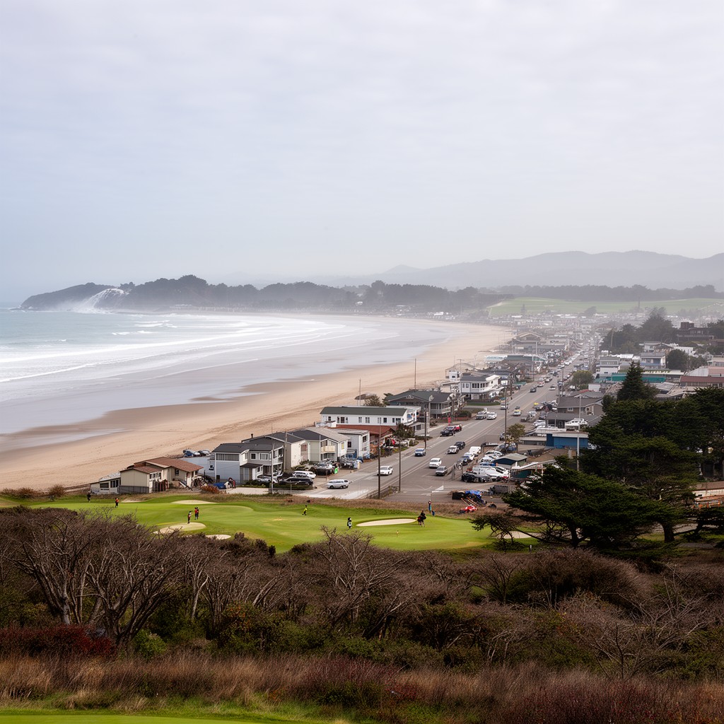 AI-generated illustration of Bandon, Oregon
