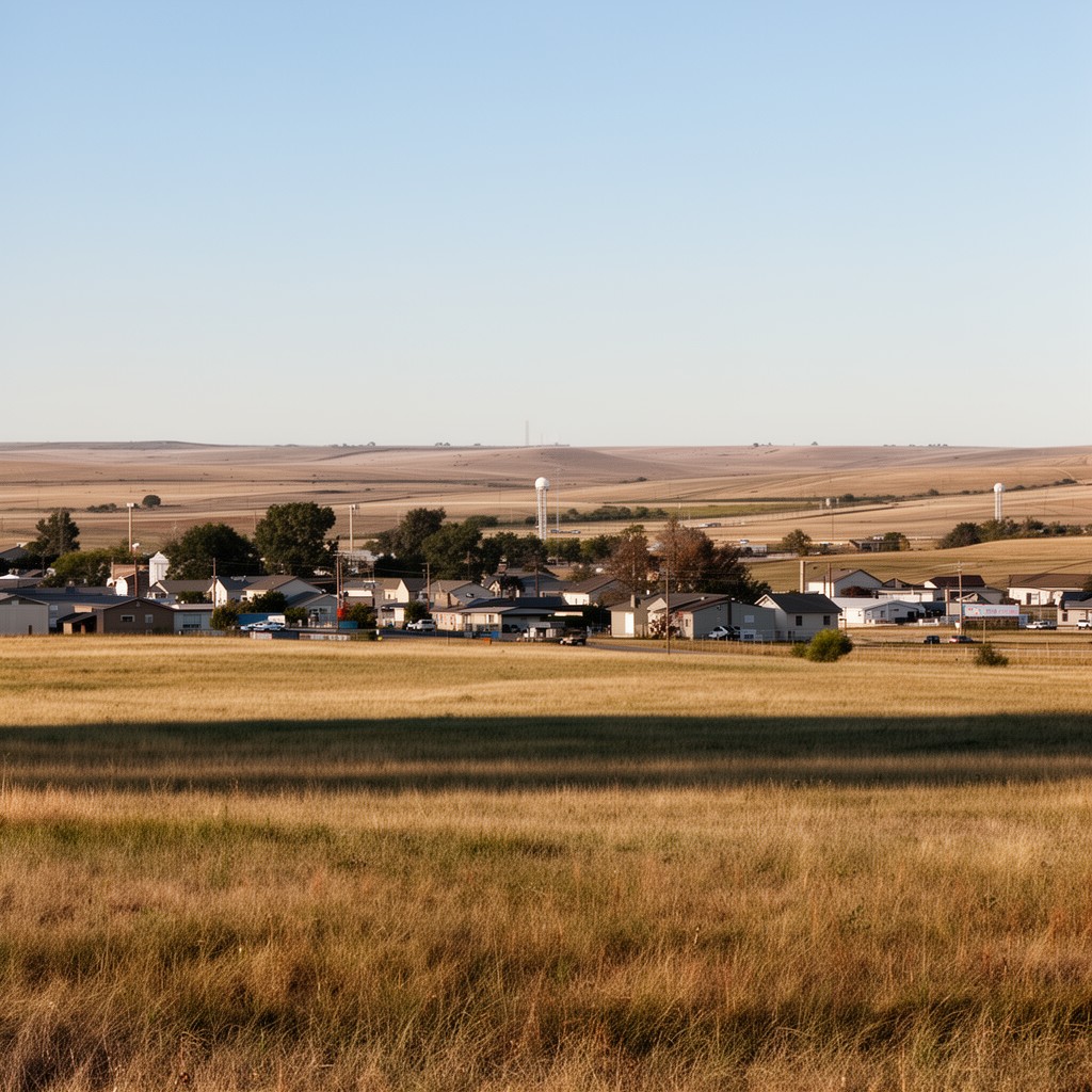 AI-generated illustration of Alcester, South Dakota