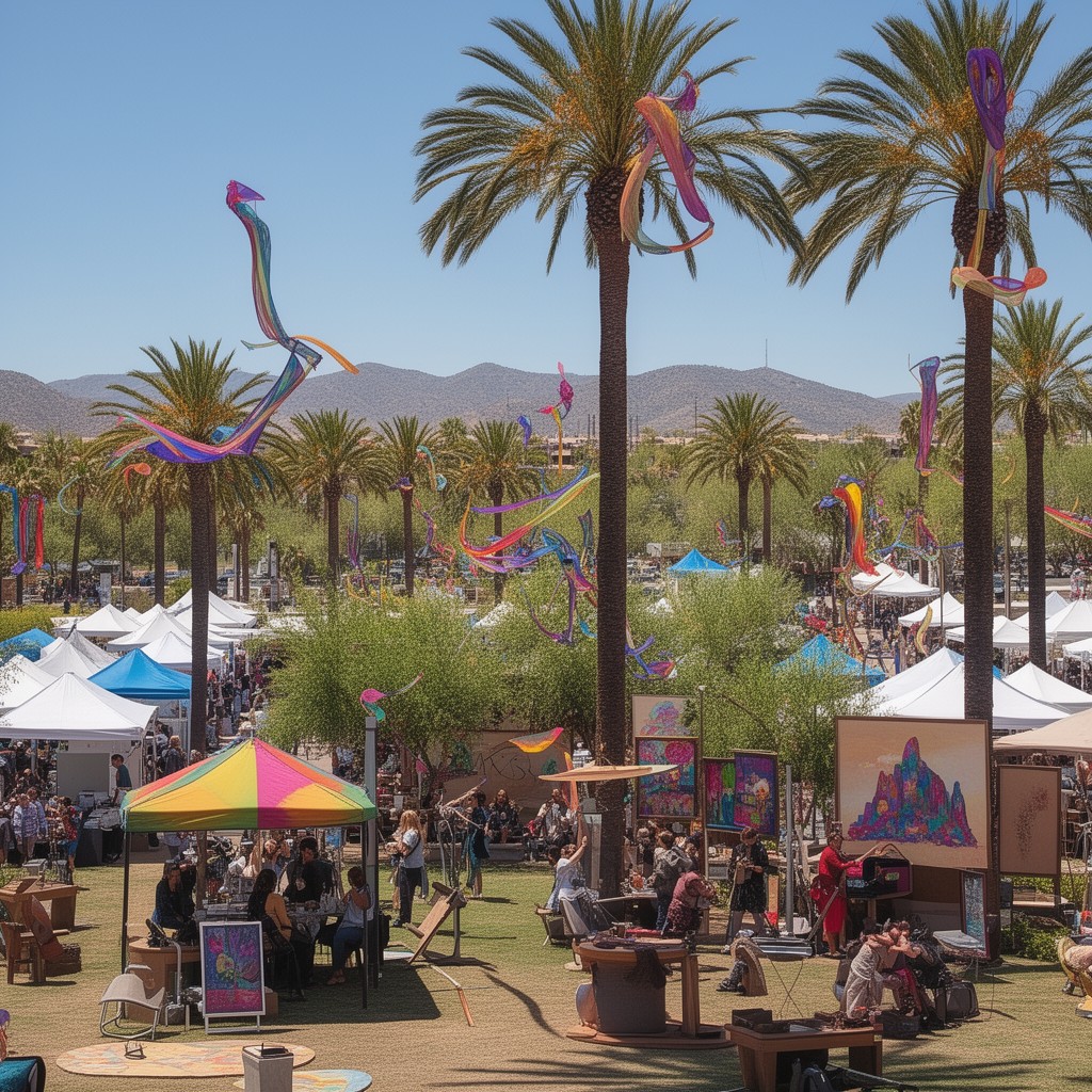 AI-generated illustration of Scottsdale Arts Festival