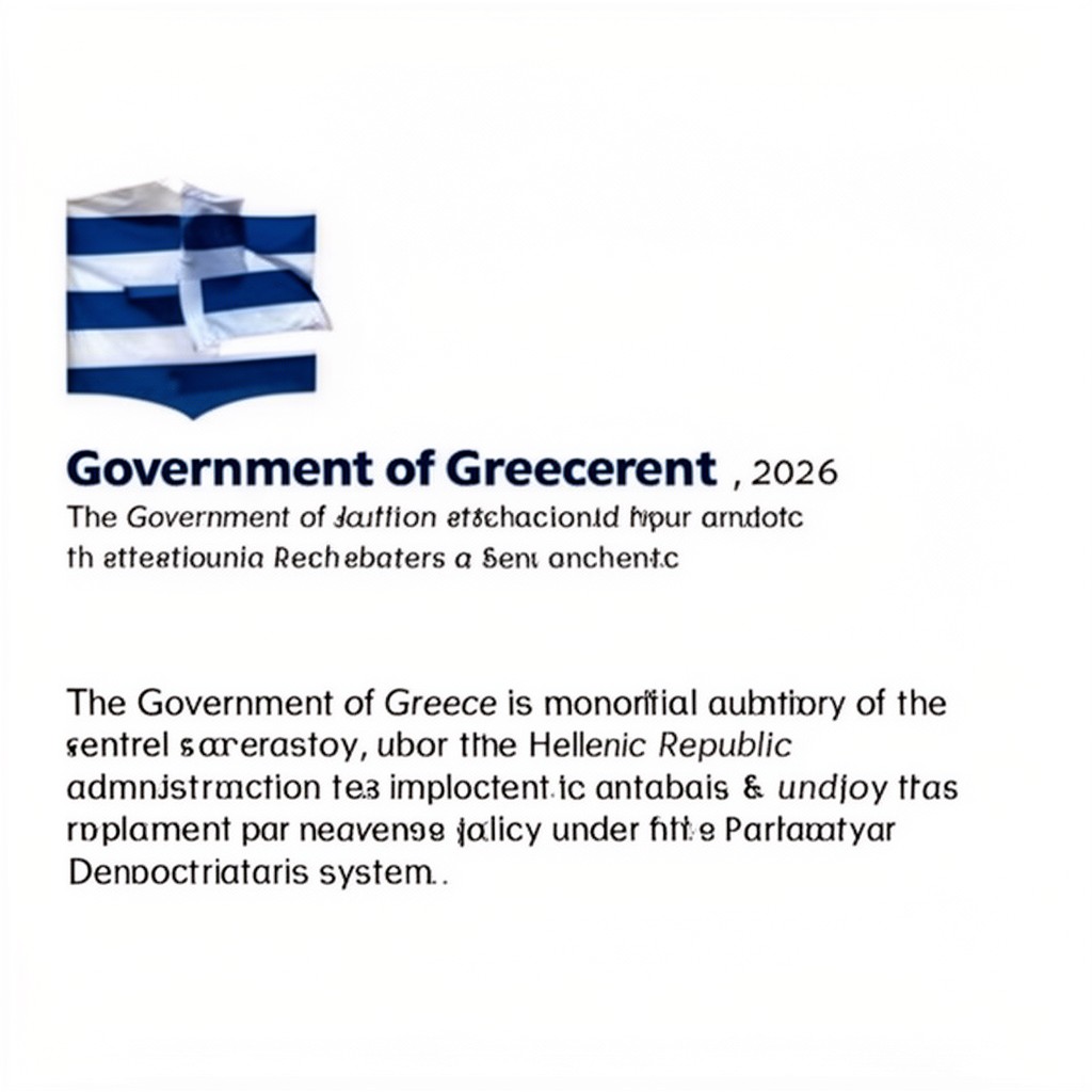 AI-generated illustration of Government of Greece