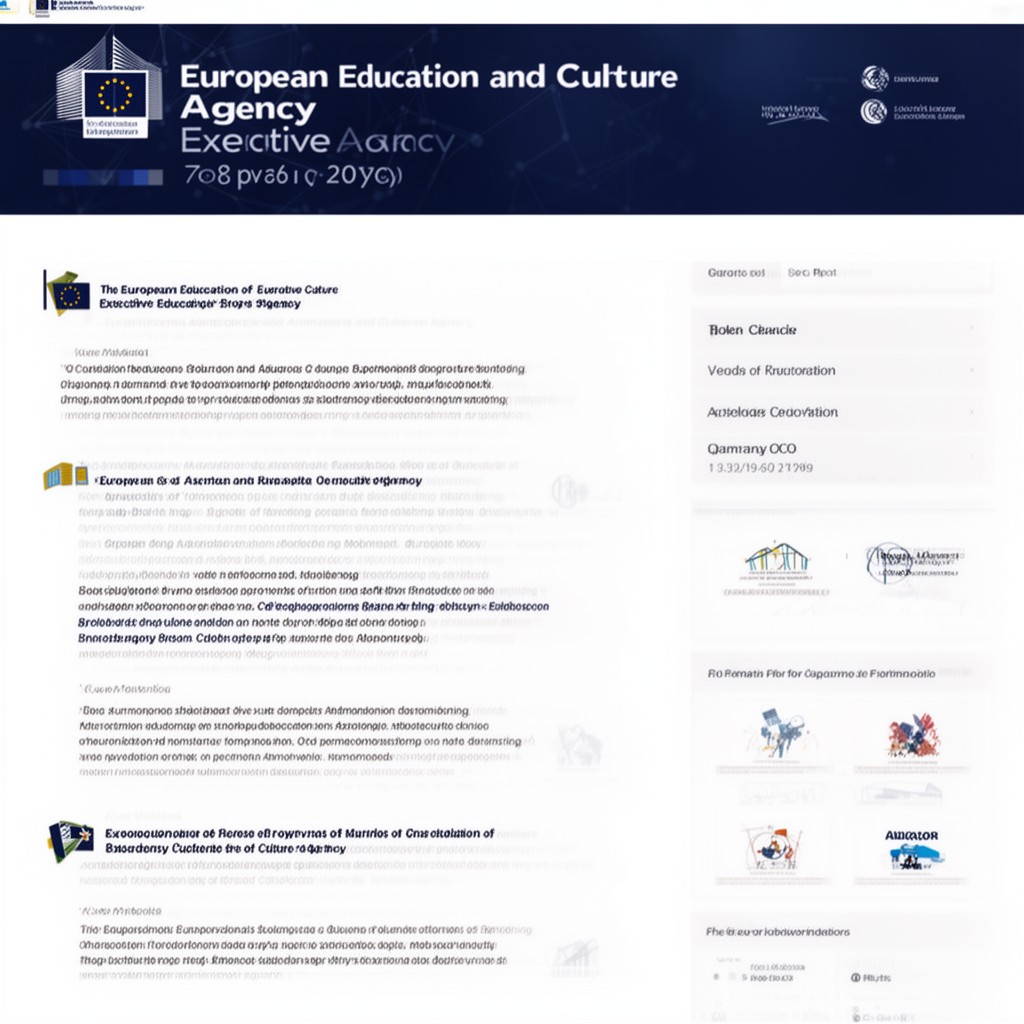 AI-generated illustration of European Education and Culture Executive Agency