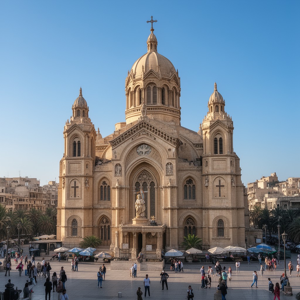 AI-generated illustration of Cathedral of the Annunciation in Alexandria