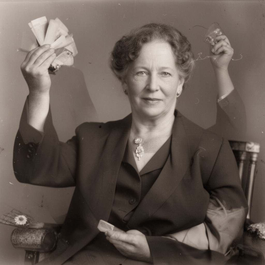 AI-generated illustration of Addie Worth Bagley Daniels