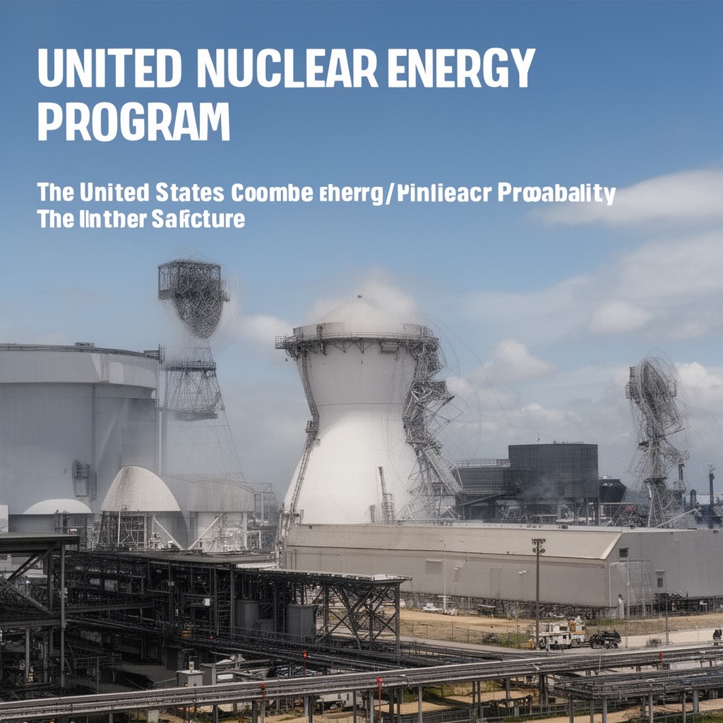 AI-generated illustration of United States nuclear energy program