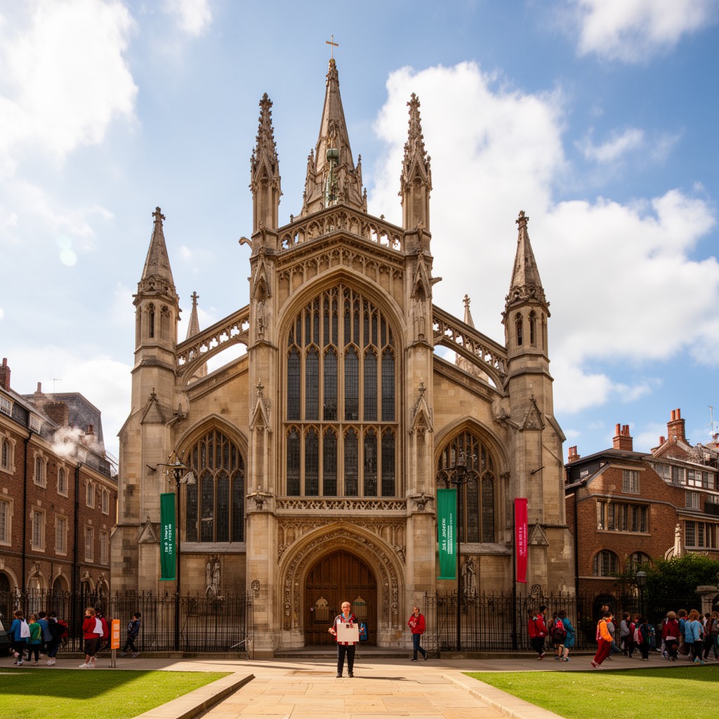 AI-generated illustration of St. George's Chapel