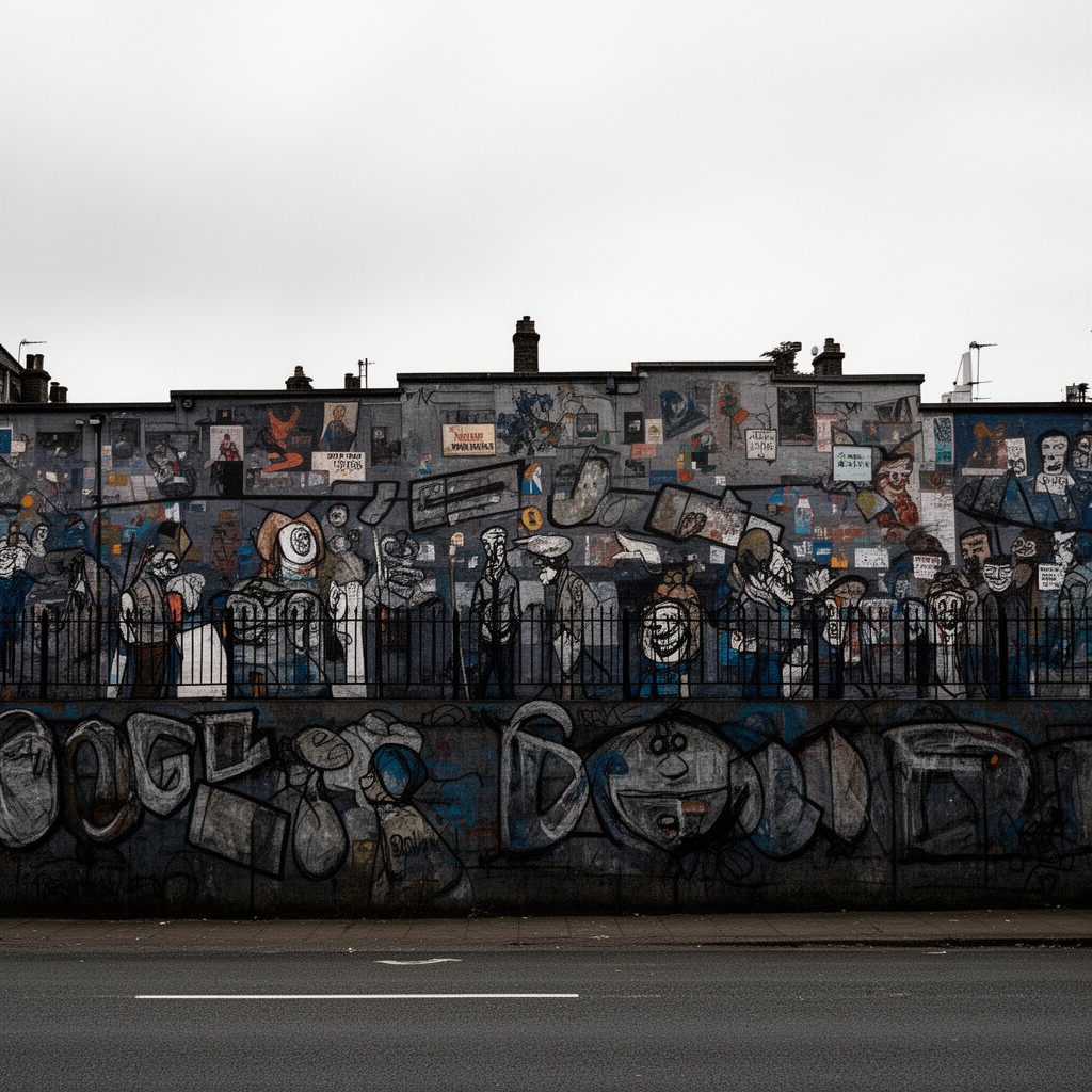 AI-generated illustration of Bogside