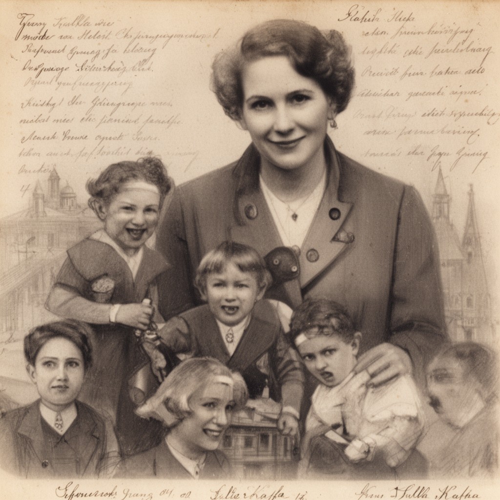 AI-generated illustration of Julie Kafka