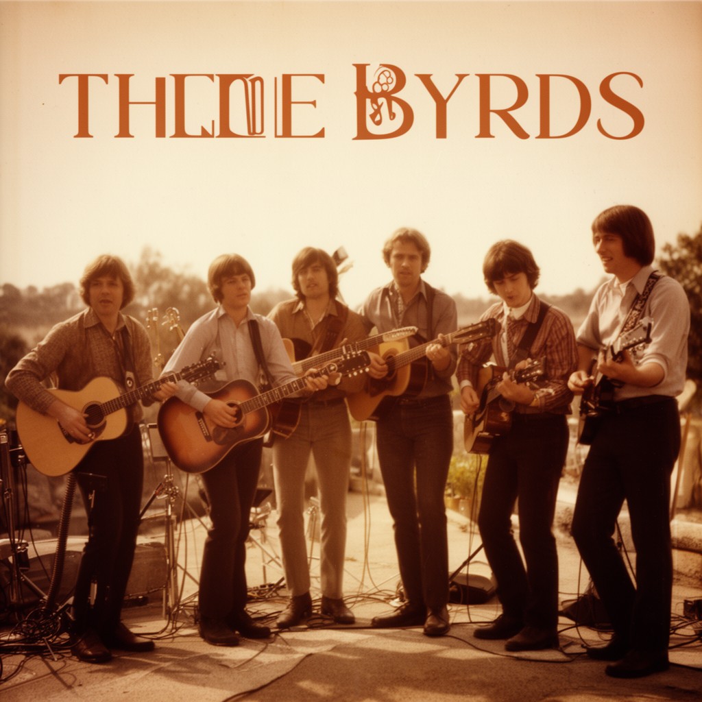 AI-generated illustration of The Byrds