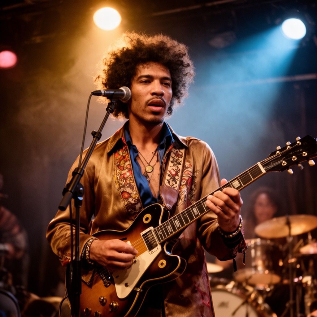 AI-generated illustration of Voodoo Child (Slight Return)