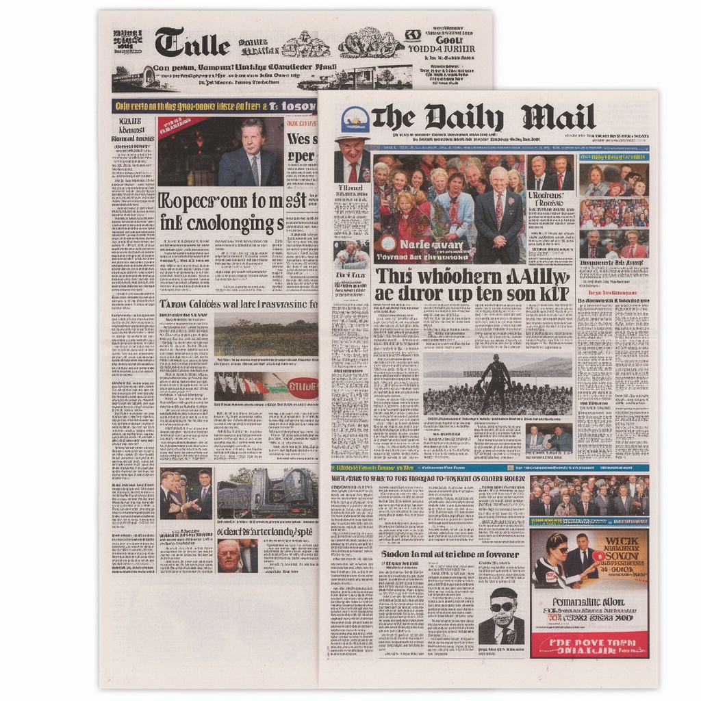 AI-generated illustration of Daily Mail